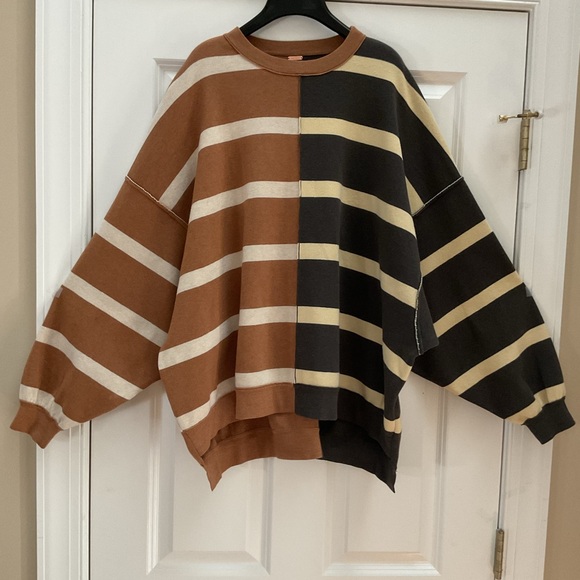 Free People Uptown Strip Pullover Size XS - Picture 6 of 8